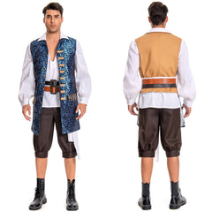 Pirates Of The Caribbean 4 Fluch der Karibik Jack Sparrow Johnny Depp 1 Weste Cosplay Kostüm