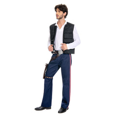 ANH A New Hope Han Solo Cosplay Kostüm Weste Hemd Hose