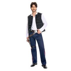 ANH A New Hope Han Solo Cosplay Kostüm Weste Hemd Hose