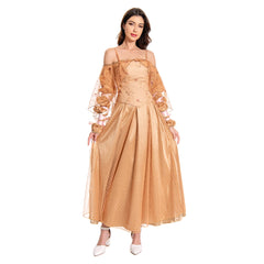 Padme Picknick Kleid Naberrie Amidala Summer Meadow Dress Cosplay Kostüm Set Cosplay Outfits