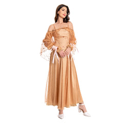 Padme Picknick Kleid Naberrie Amidala Summer Meadow Dress Cosplay Kostüm Set Cosplay Outfits