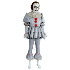 IT Movie ES Pennywise The Clown Outfit Cosplay Kostüm Karneval