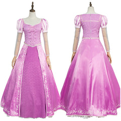 Tangled Prinzessin Rapunzel Kleid Lila Cosplay Kostüm Neu Version