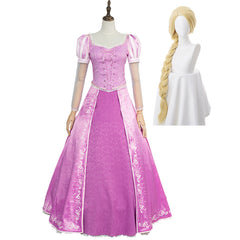 Tangled Prinzessin Rapunzel Kleid Lila Cosplay Kostüm Neu Version