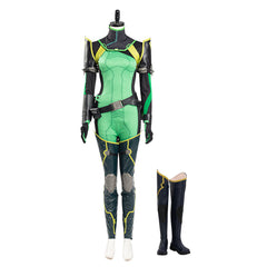 Valorant Controller Viper Damen Jumpsuit Cosplay Halloween Karneval Kostüm
