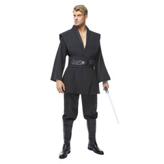 Anakin Skywalker Cosplay Kostüm Schwarz Version ohne Umhang