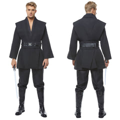 Anakin Skywalker Cosplay Kostüm Schwarz Version ohne Umhang