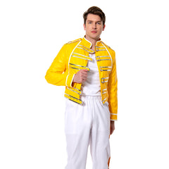 Freddie Mercury Jacke aus Band Queen Cosplay Kostüm Version B