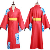 One Piece Wano Country Monkey D. Luffy Kimono Cosplay Kostüm Outfits Halloween Karneval Suit