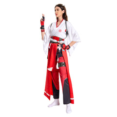 OW Kiriko Kamori Kostüm Set Overwatch Kiriko Cosplay Halloween Karneval Outfits