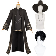 Jinu Saja schwarz Outfits KPOP Demon Hunters Saja Boys Jinu Cosplay Kostüm