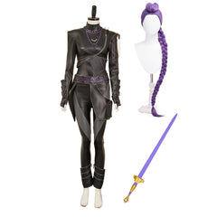 Rumi schwarz Kostüm Set Kpop Demon Hunters Rumi Cosplay Outfits