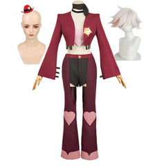 Angel Dust weinrot Kostüm Set Hazbin Hotel 2 Angel Cosplay Kostüm