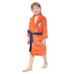 Erwachsene/Kinder Bademantel Dragon Ball Son Goku Bademantel Morgenmantel Robe Pajamas