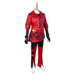 Kinder Mädchen Descendants 2024 The Rise of Red Cosplay Kostüm Version A