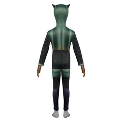 Kinder Der gestiefelte Kater: Der letzte Wunsch Kitty Samtpfote Jumpsuit Cosplay Halloween Karneval Outfits