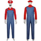 The Super Mario Bros. Movie Mario Cosplay Halloween Karneval Kostüm