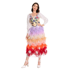 Lucy Gray Baird Kleid Die Tribute von Panem The Ballad of Songbirds and Snakes Lucy Kostüm