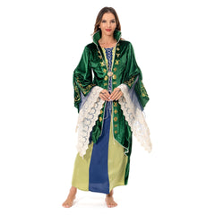 Hocus Pocus 2 Winifred Sanderson Cosplay Outfits Halloween Karneval Kostüm