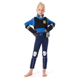 Kinder Zootopia 2 Judy Cosplay Kostüm Polizei Uniform Halloween Karneval Outfits