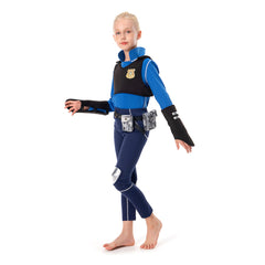 Kinder Zootopia 2 Judy Cosplay Kostüm Polizei Uniform Halloween Karneval Outfits