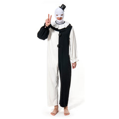 Terrifier 2 Art the Clown Cosplay Kostüm Outfits Halloween Karneval Jumpsuit