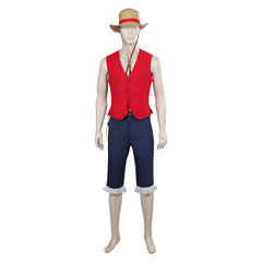 Kinder Serie One Piece Monkey D. Luffy Cosplay Kostüm
