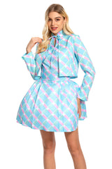 Barbie 2023 Margot Robbie blaues Kleid Cosplay Kostüm Halloween Karneval Outfits