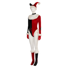 Harley Quinn Weihnachten Kostüm Damen Weihnachtskostüm