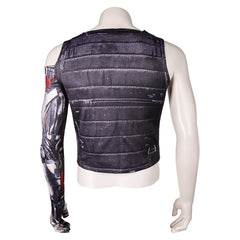 Cyberpunk 2077 Silverhand Johnny gedruckt Weste Cosplay Kostüm