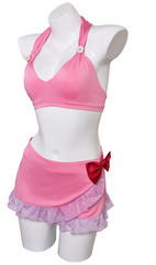 FINAL FANTASY VII REBIRTH Aerith Gainsborough rosa Bikini Bademode 2tlg. Badeanzug