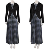 Beetlejuice Beetlejuice Lydia Deetz schwarz Kostüm Set Cosplay Outfits