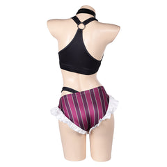 Arcane: League of Legends JinX Bademode 2tlg. Cosplay Kostüm