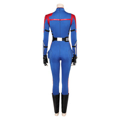 Mantis blau Jumpsuit Mantis Cosplay Kostüm