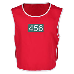 Squid Game 2025 rot Tank Nummer 456 Cosplay Outfits