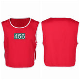 Squid Game 2025 rot Tank Nummer 456 Cosplay Outfits