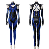 Kitana Mortal Kombat 11 Kitana Jumpsuit Halloween Karneval Kostüm