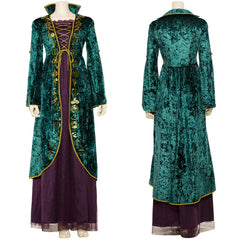 Hocus Pocus Winifred Sanderson Horror Film Damenkleid Cosplay Kostüm