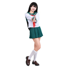 InuYasha Kagome Higurashi Cosplay Kostüm Uniform Halloween Karneval Kostüm