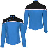 Star Trek: Lower Decks Blau Uniform Oberteil Cosplay Kostüm