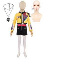 Huntrix Rumi Kinder K-Pop: Demon Hunters Rumi gelb Cosplay Outfits