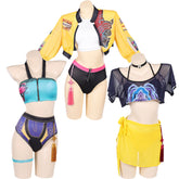 Trio Dämonenjägerinnen Damen Bademode Cosplay Outfits