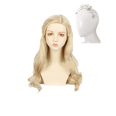 Wicked Glinda Perücke lange Haar Erwachsene Cosplay Perücke