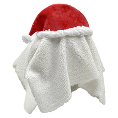 27 cm Weihnachten Ghost mit Weihnachtsmütze Plüschtier Puppe als Geschenk Dekoration