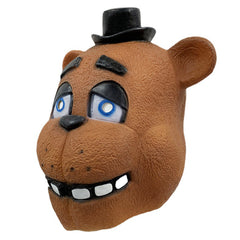 FNAF Latex Maske Five Nights at Freddy's Freddy Kopfbedeckung Cosplay Requisite