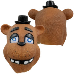 FNAF Latex Maske Five Nights at Freddy's Freddy Kopfbedeckung Cosplay Requisite