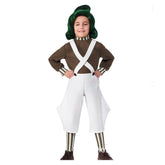 Kinder Jungen Wonka - Oompa Cosplay Kostüm Set