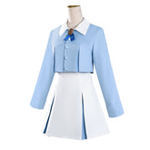 Sakura Cardcaptor Sakura weiß-blau Kostüm Cosplay Outfits