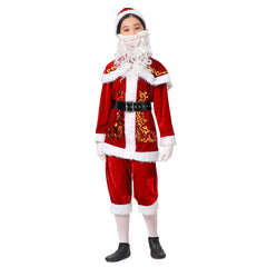 Kinder Cosplay Santa Claus Kostüm Weihnachtsmann Outfits