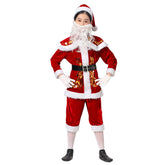 Kinder Cosplay Santa Claus Kostüm Weihnachtsmann Outfits